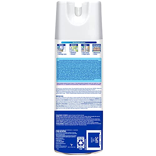 Lysol Sanitizing and Antibacterial Spray for Disinfecting & Deodorizing, Crisp Linen, 12.5 Fl Oz