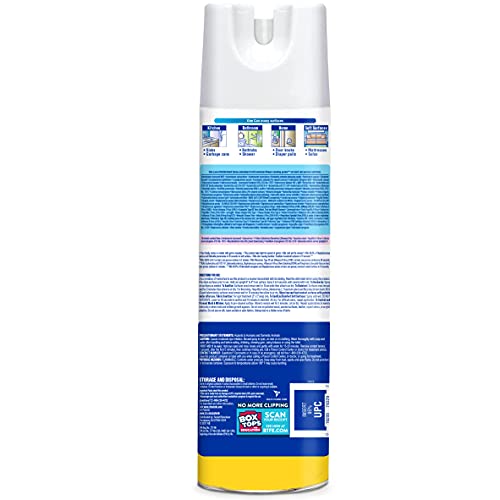 Lysol Disinfectant Spray, Lemon Breeze, 19oz, Clear