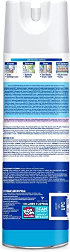 Lysol Sanitizing and Antibacterial Spray for Disinfecting & Deodorizing, Crisp Linen, 12.5 Fl Oz