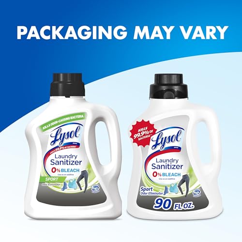 Lysol Laundry Sanitizer Additive, Bacteria-Causing Laundry Odor Eliminator, Detergent Additive