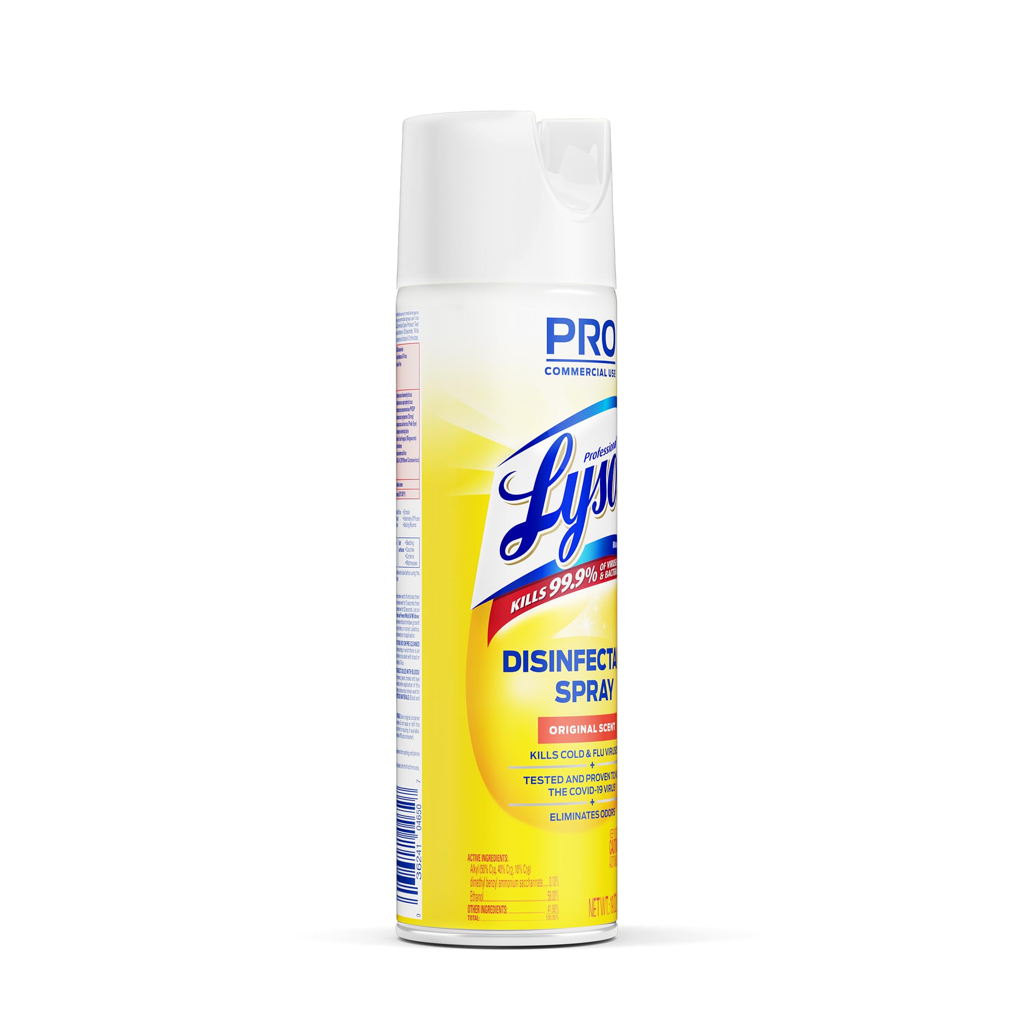 Lysol Disinfectant Spray, Lemon Breeze, 19oz, Clear