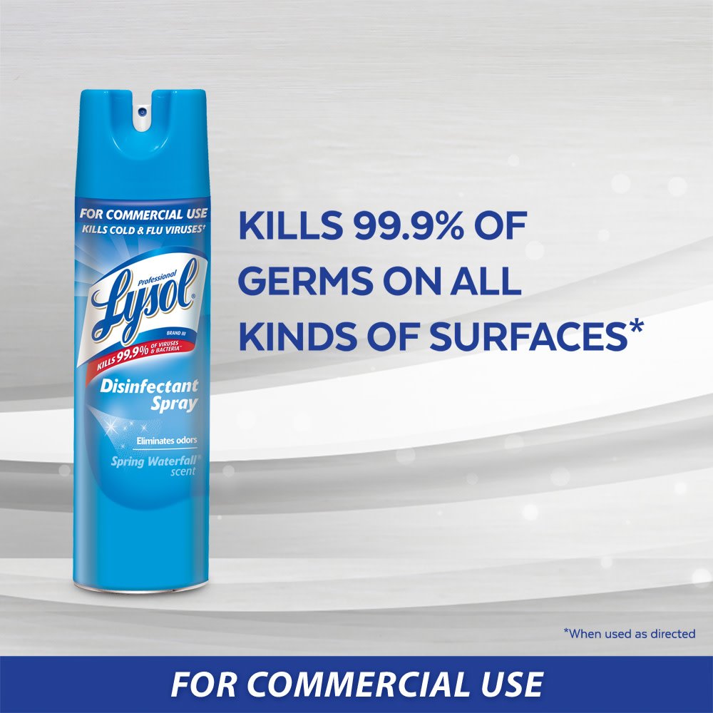 Lysol Disinfectant Spray, Sanitizing and Antibacterial Spray, For Disinfecting and Deodorizing