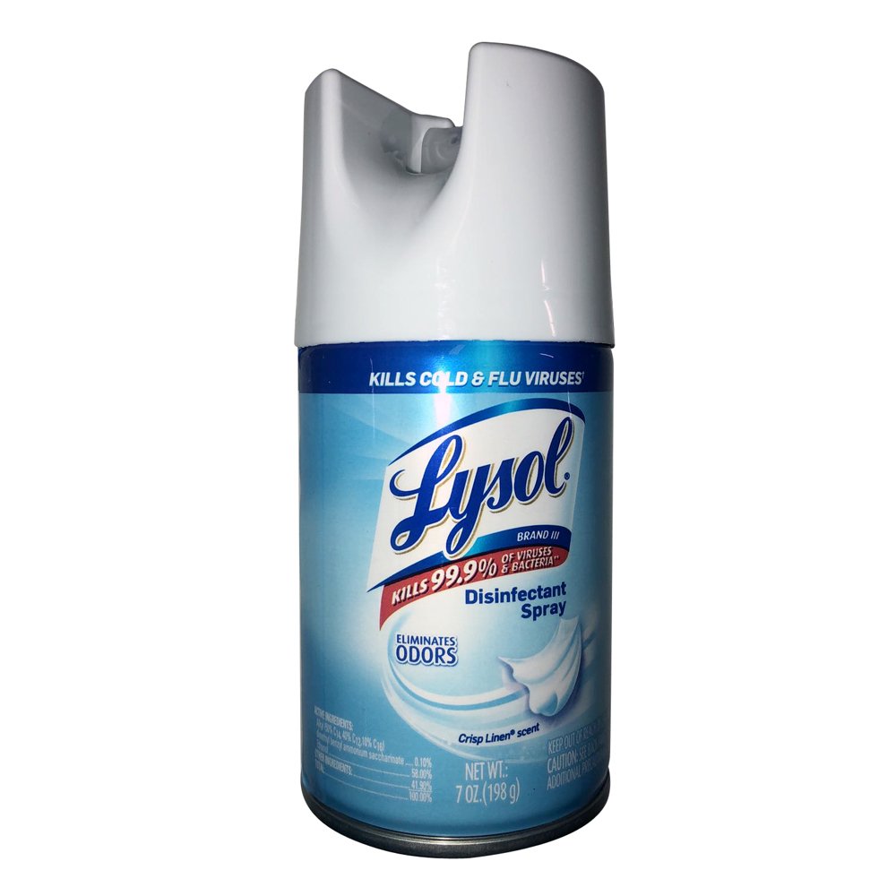 Lysol Disinfectant Spray, Lemon Breeze, 19oz, Clear