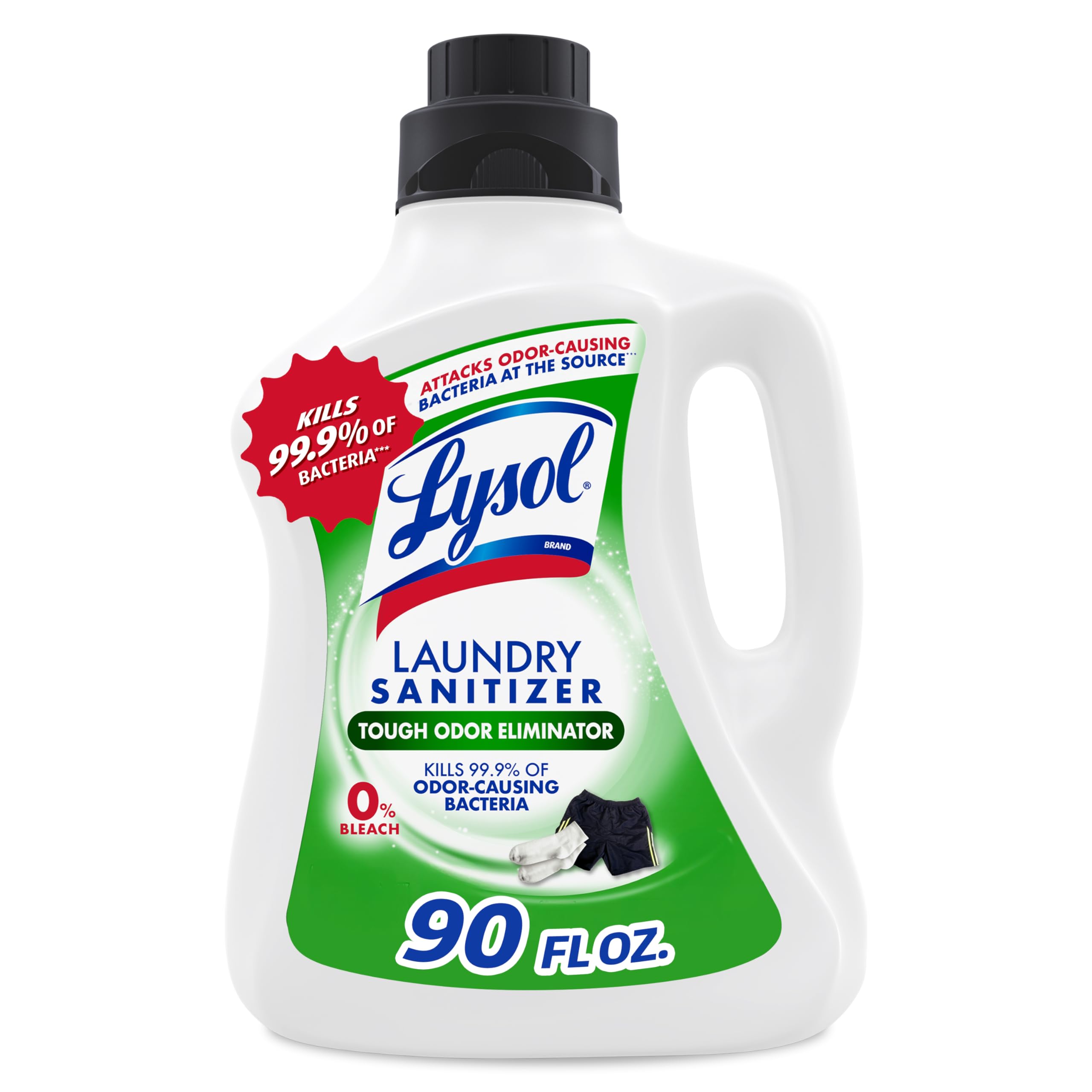 Lysol Laundry Sanitizer Additive, Bacteria-Causing Laundry Odor Eliminator, Detergent Additive