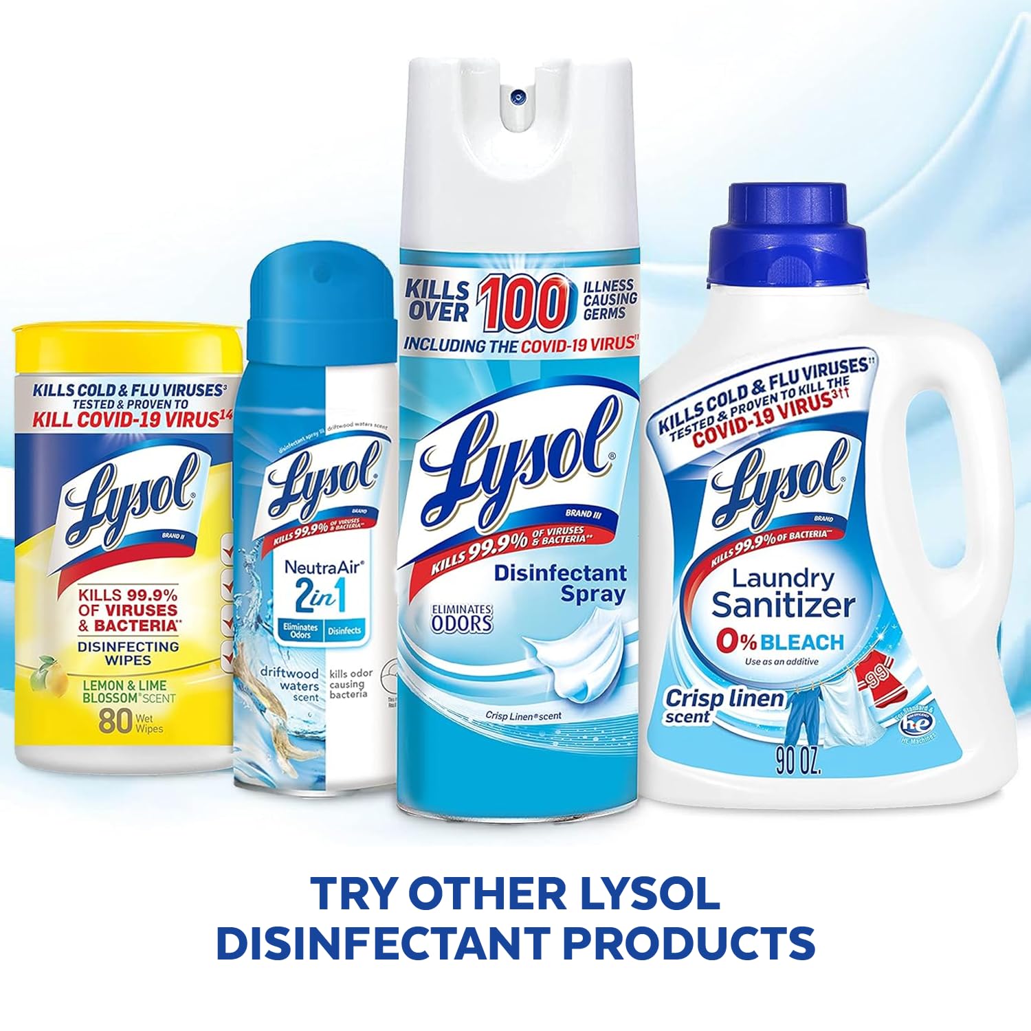 Lysol Disinfectant Spray, Sanitizing and Antibacterial Spray, For Disinfecting and Deodorizing