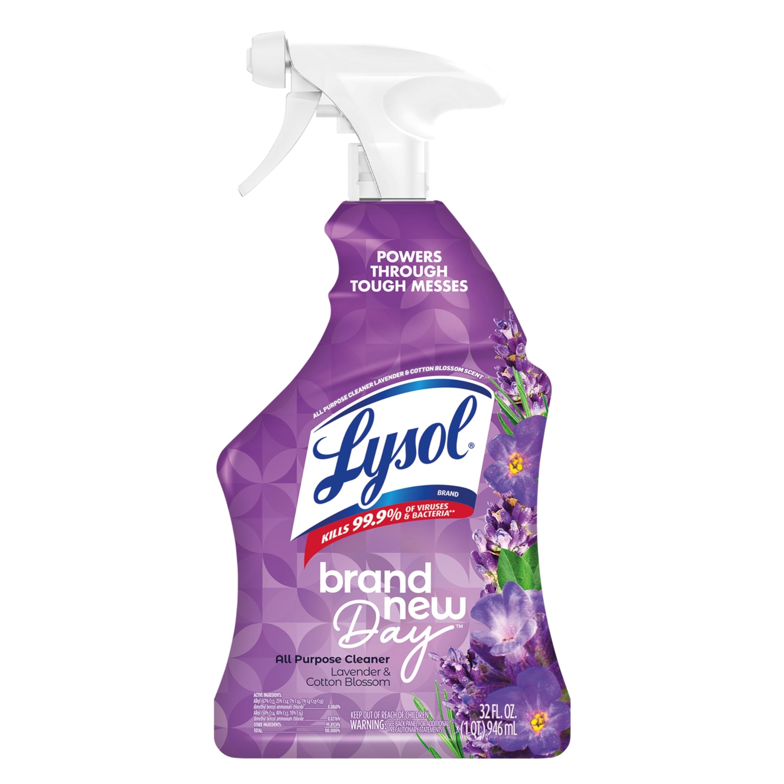 Lysol All Purpose Cleaner Spray, Multi-Purpose Disinfecting Spray, Kitchen & Bathroom Cleaner
