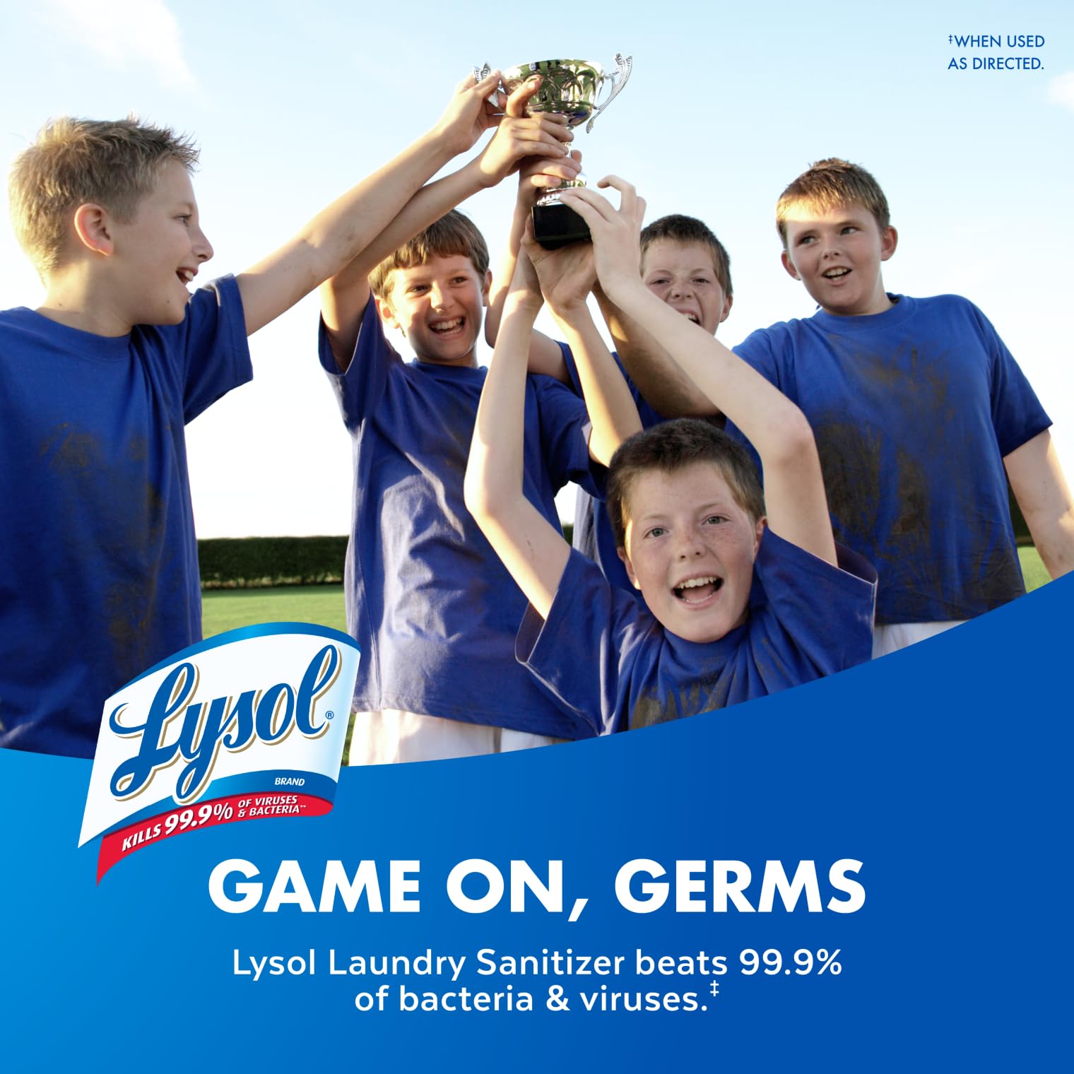 Lysol Laundry Sanitizer Additive, Bacteria-Causing Laundry Odor Eliminator, Detergent Additive