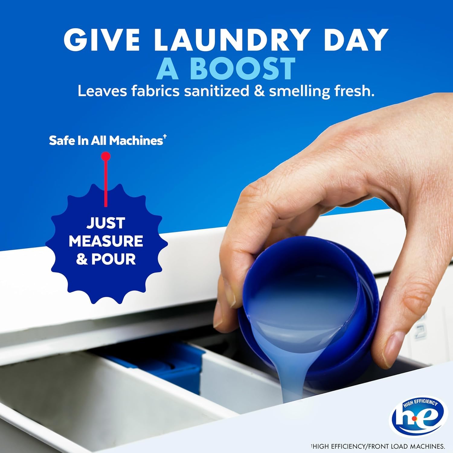 Lysol Laundry Sanitizer Additive, Bacteria-Causing Laundry Odor Eliminator, Detergent Additive