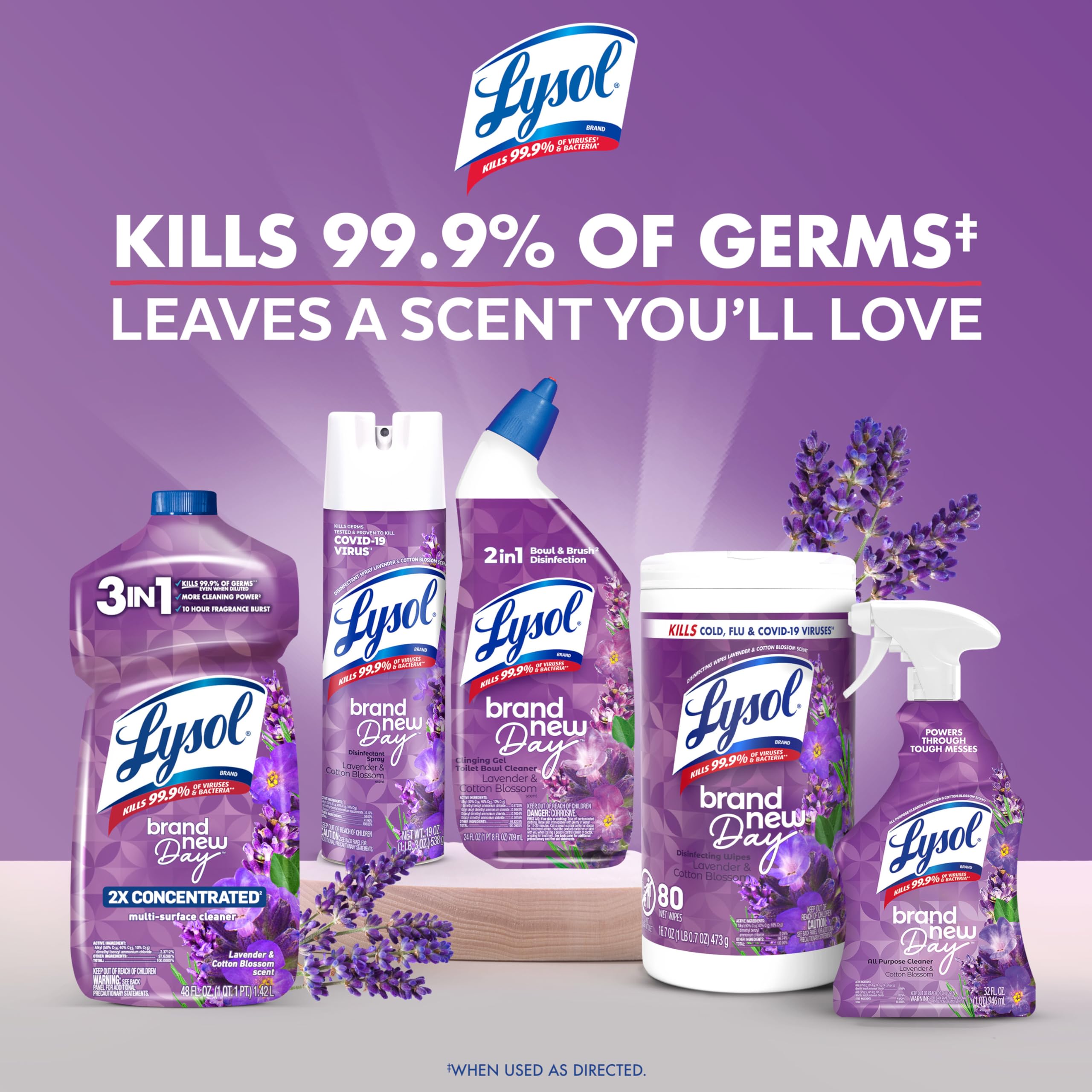 Lysol All Purpose Cleaner Spray, Multi-Purpose Disinfecting Spray, Kitchen & Bathroom Cleaner