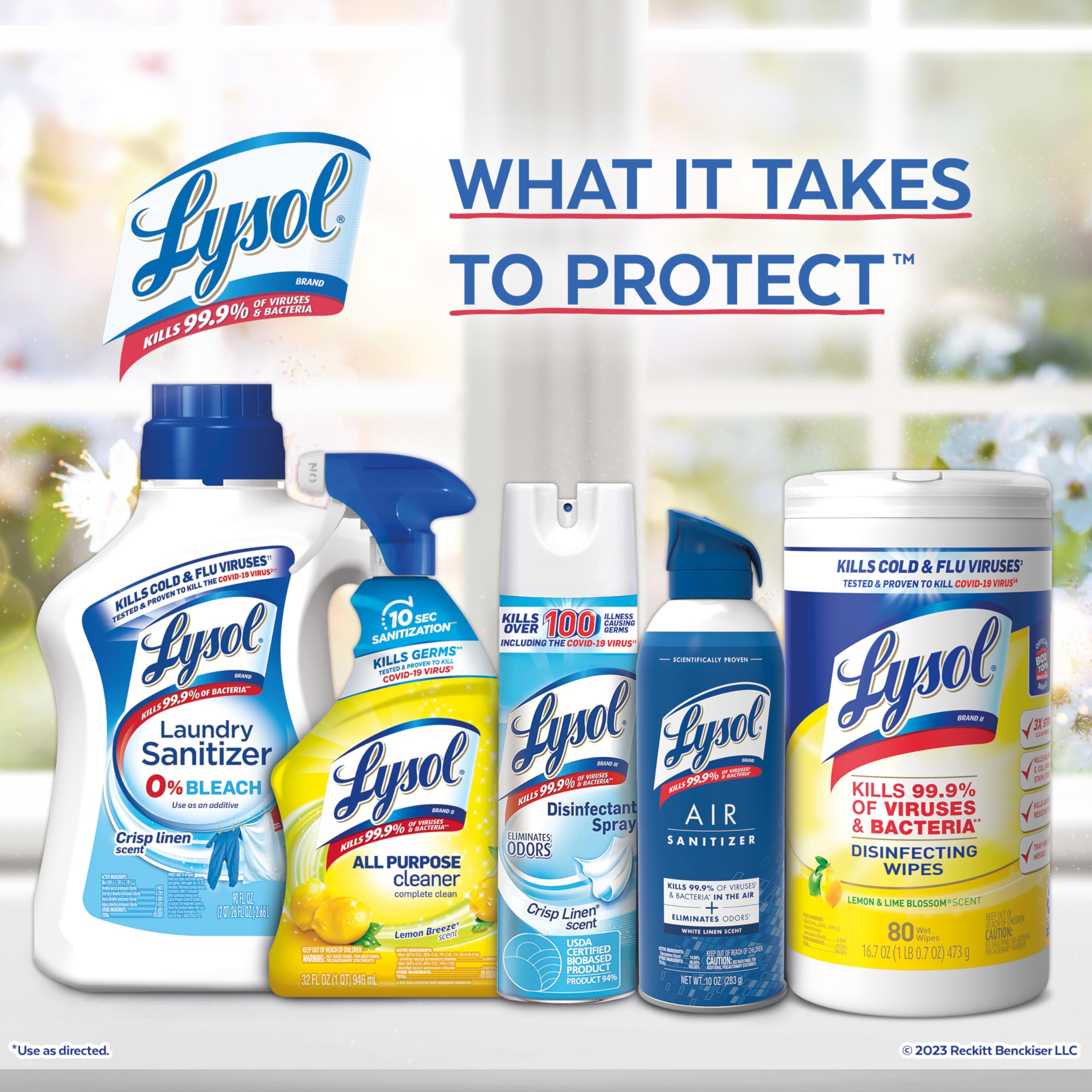 Lysol Fabric Disinfectant Spray, Sanitizing and Antibacterial Spray, For Disinfecting and Deodorizing Soft Furnishings