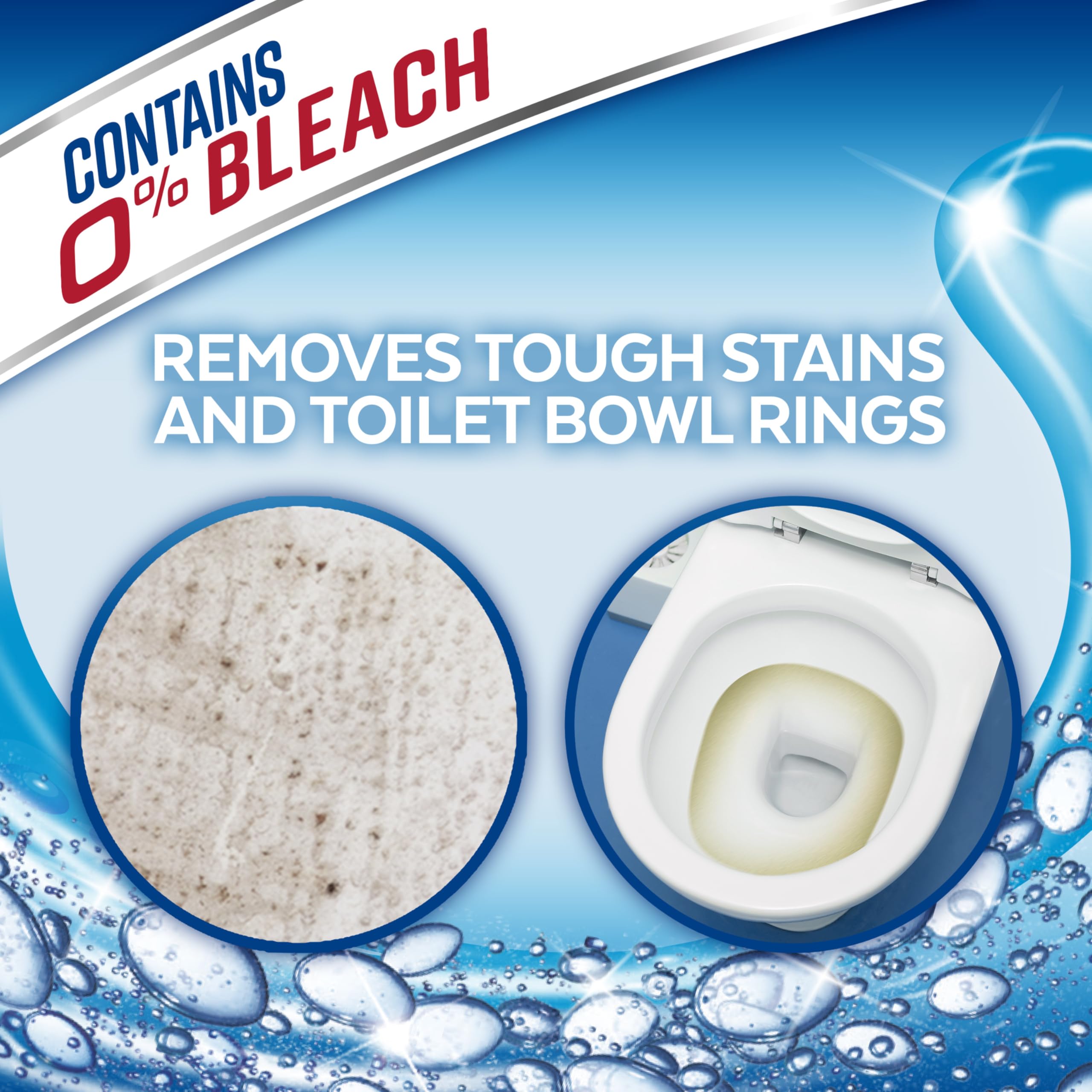 Lysol Toilet Bowl Cleaner Gel, For Cleaning and Disinfecting, Bleach Free, Ocean Fresh Scent, 24oz (Pack of 2)