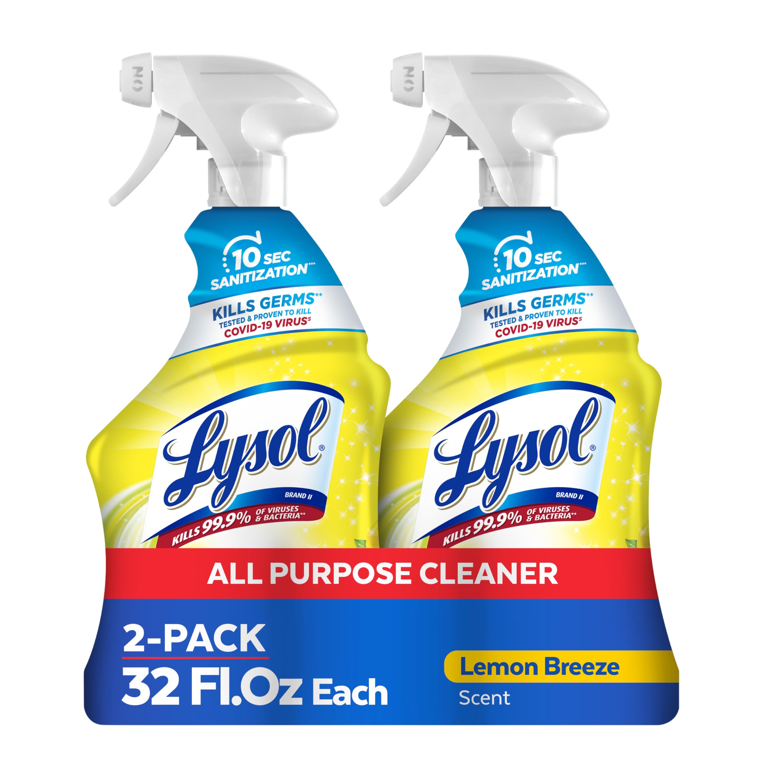Lysol All Purpose Cleaner Spray, Multi-Purpose Disinfecting Spray, Kitchen & Bathroom Cleaner