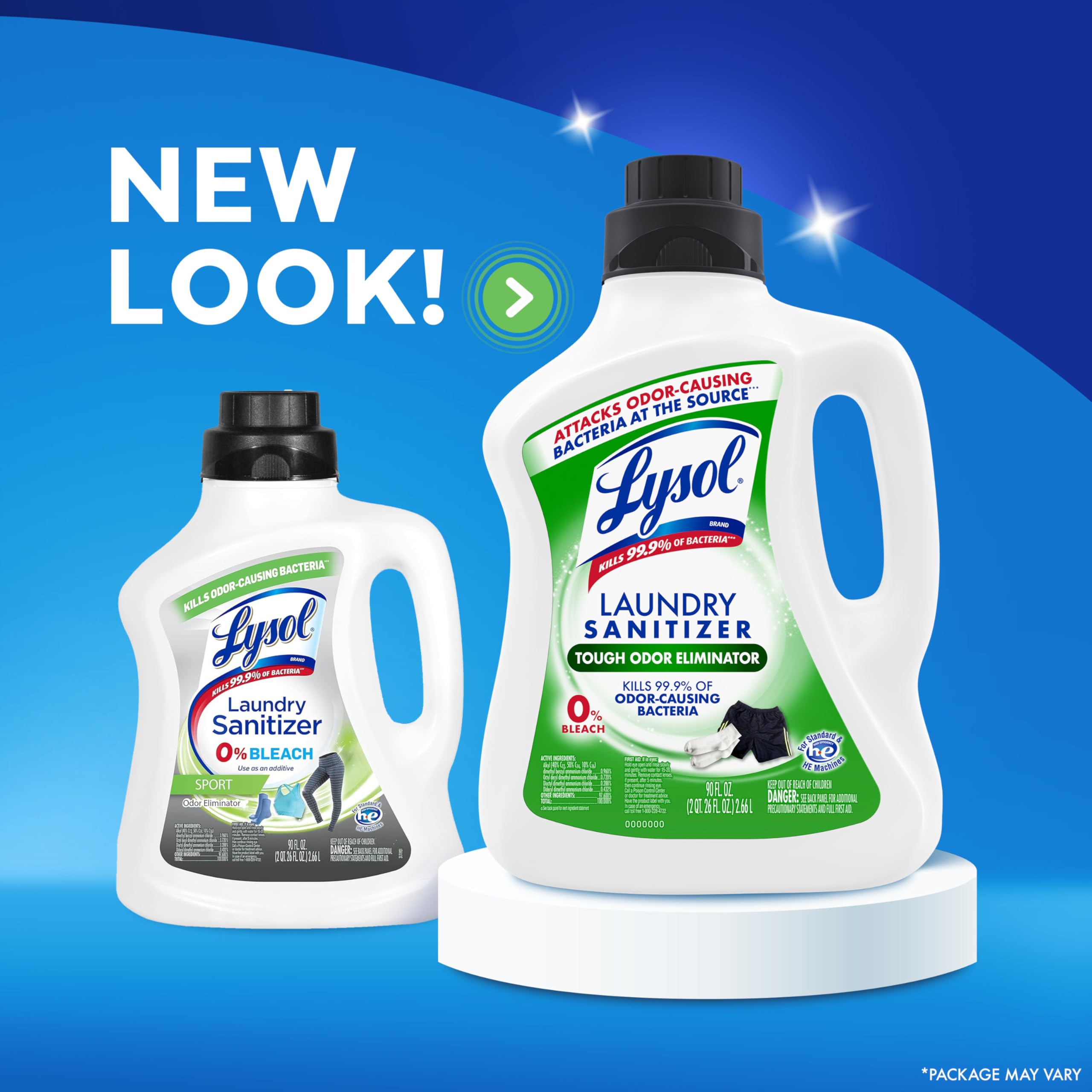 Lysol Laundry Sanitizer Additive, Bacteria-Causing Laundry Odor Eliminator, Detergent Additive