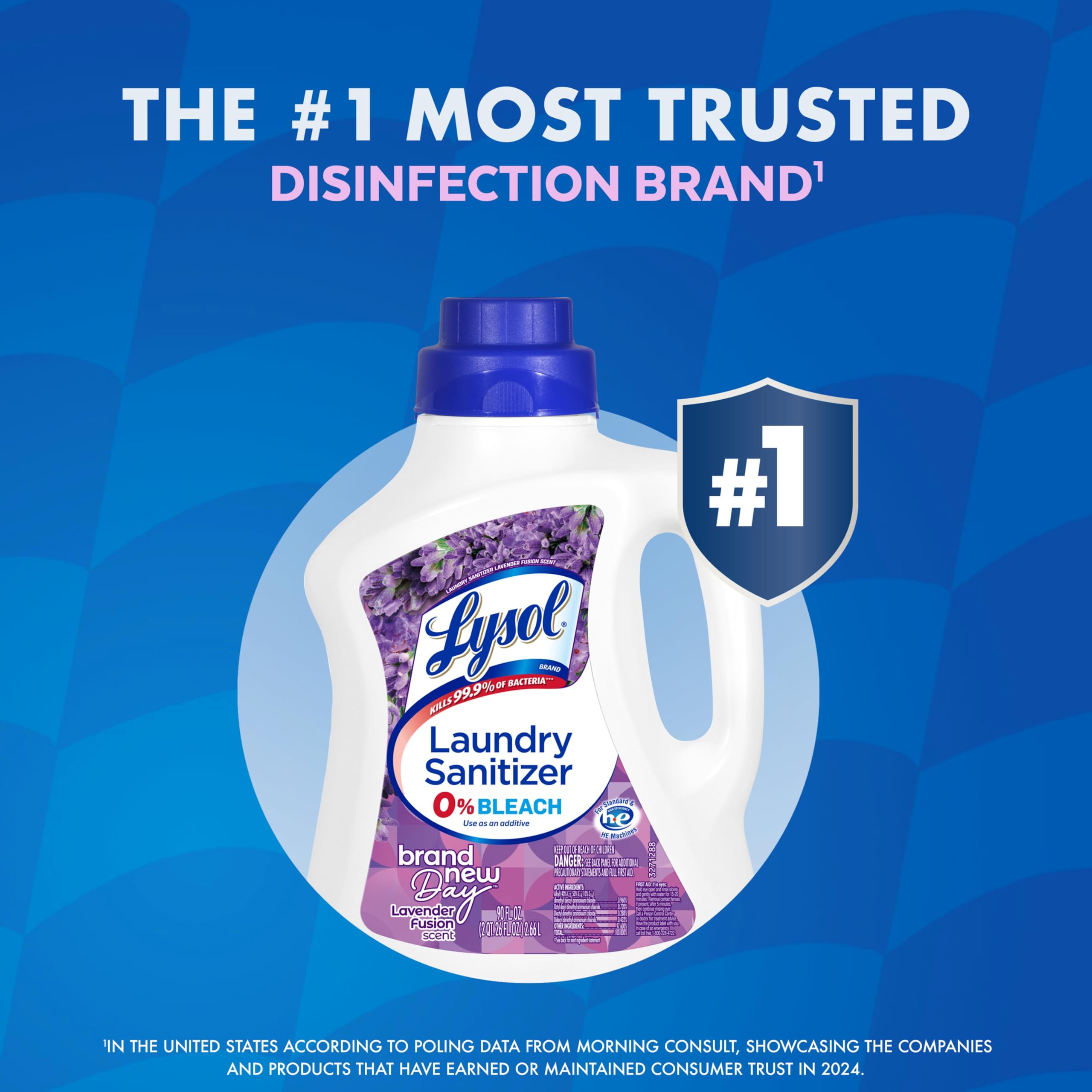 Lysol Laundry Sanitizer Additive, Bacteria-Causing Laundry Odor Eliminator, Detergent Additive